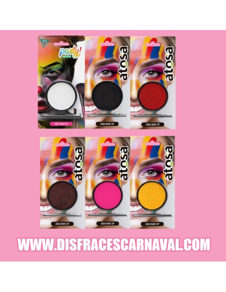 MAQUILLAJE AL AGUA 12 gr con pincel