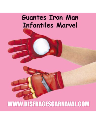 PAR GUANTES IRON MAN INFANTILES