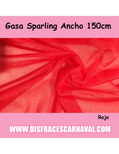 Tejido al corte GASA SPARLING LISO Ancho 150cm
