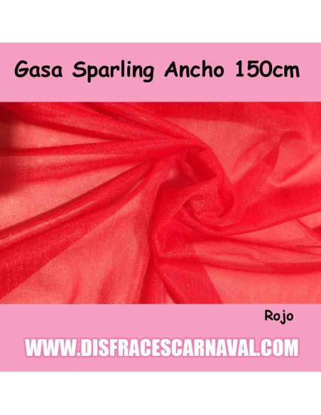Tejido al corte GASA SPARLING LISO Ancho 150cm