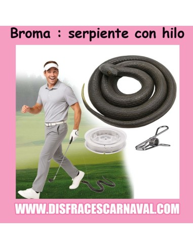 BROMA : SERPIENTE CON HILO