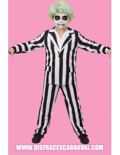 NIÑO BEATLEJUICE AMERICANA Y PANTALON