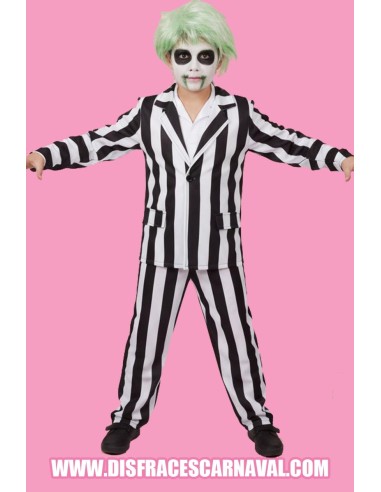 NIÑO BEATLEJUICE AMERICANA Y PANTALON