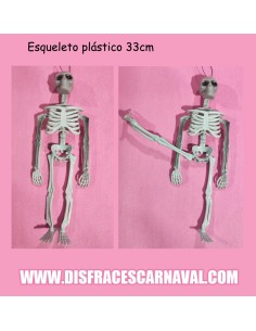 ESQUELETO DECORACIÓN PLASTICO 33cm