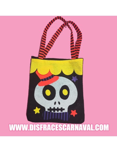 BOLSA CARAMELOS FIELTRO ESQUELETO