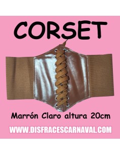 CORPIÑO / CORSET ALTURA 20cm MARRONES 2
