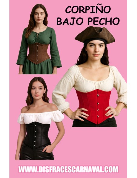 CORPIÑO / CORSET BAJO PECHO ALTURA 23cm