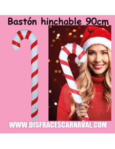 BASTON NAVIDEÑO hinchable 90cm