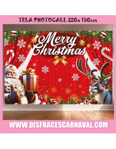 TELA PHOTOCALL NAVIDAD 220x150cm