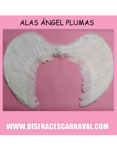 Alas ángel plumas 60x40cm Blancas