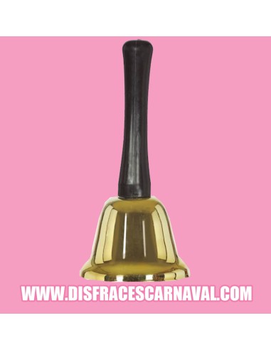 Campana Noel metal oro Brillo 12,5cm