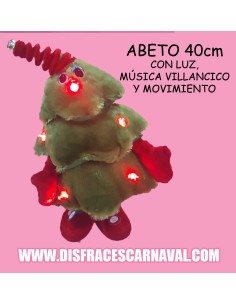 ÁRBOL BAILARÍN 40cm MUSICA, MOVIMIENTO Y LUCES