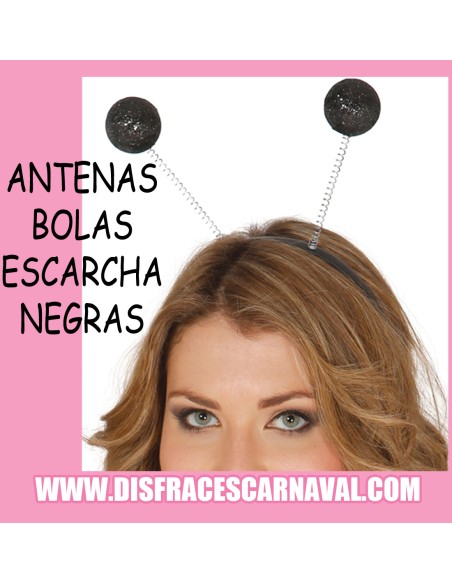 ANTENAS BOLA ESCARCHA ALAMBRE  