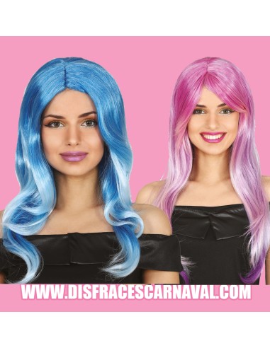 MELENA LISA LARGA SIN FLEQ MONOCOLOR A TONOS