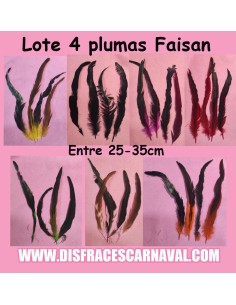 BOLSA 4 PLUMAS FAISAN