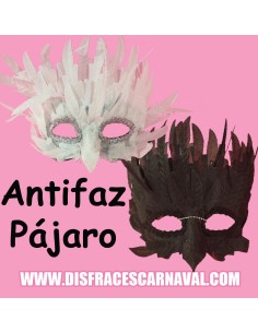 ANTIFAZ VENECIANO PÁJARO  BL ó NG