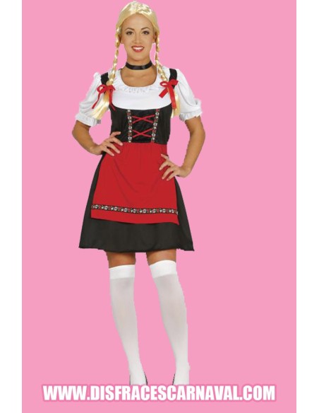 TIROLESA VESTIDO NG Y RJO adulto