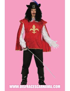 MOSQUETERO CAMISA BL + ESTOLA ROJA + PANT NG