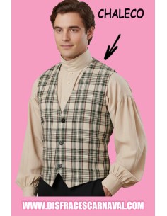 CHALECO TARTAN