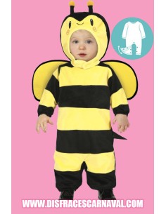 BEBE ABEJA ENTERIZO CON ALAS Y VERDUGO
