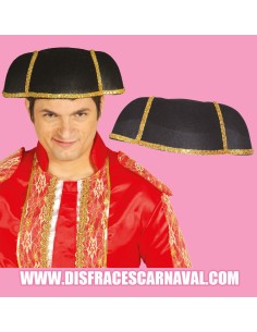 MONTERA TORERO FIELTRO NG CON PASAMANERÍA