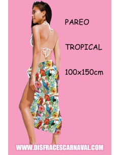PAREO EXÓTICO HAWAIANO 100x150cm