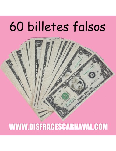 PACK 60 BILLETES IMIT DÓLAR