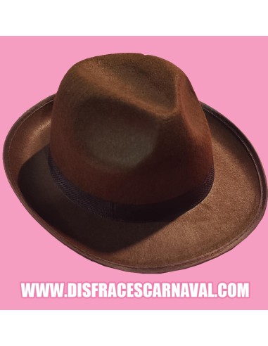 BORSALINO FIELTRO MARRON AD