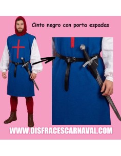 CINTURÓN AD SIMILCUERO NG 106cm PORTAESPADA