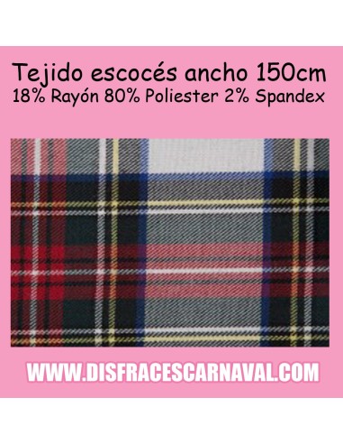 Tejido al corte ESCOCES CALIDAD ANCHO 150cm