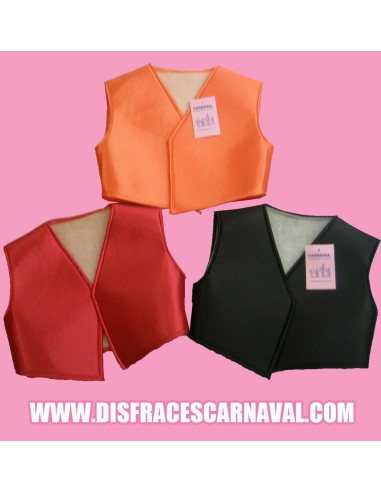 Chaleco Satifoam abierto infantil