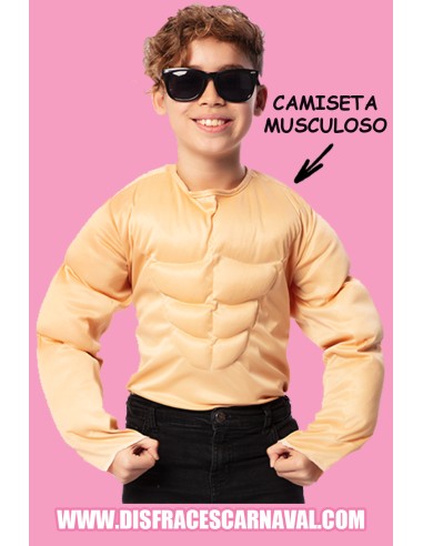 CAMISETA MUSCULOSO CARNE INFANTIL