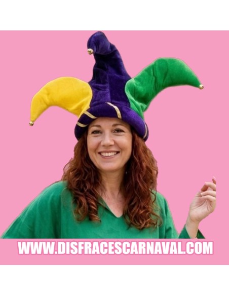 Gorro Bufón Terciopelo rellenito