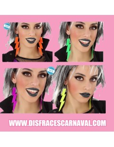 Pendientes rayo 80s