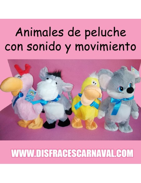 ANIMALES CANTARINES  PELUCHE 30cm