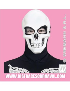 Calavera blanca plástico duro 2