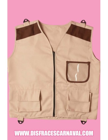 CHALECO EXPLORADOR BEIGE INF UNISEX