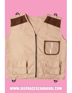 CHALECO EXPLORADOR BEIGE AD UNISEX 2