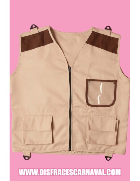 CHALECO EXPLORADOR BEIGE AD UNISEX