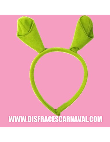 DIADEMA OGRO SHRECK OREJAS VERDES