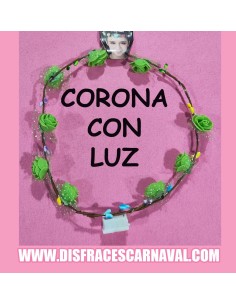 DIADEMA FLORECILLAS CON LUZ 2