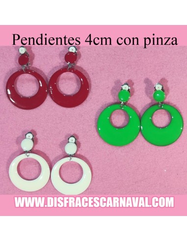 PEND. ARO METAL SEVILLANA DE PINZA (4cm...