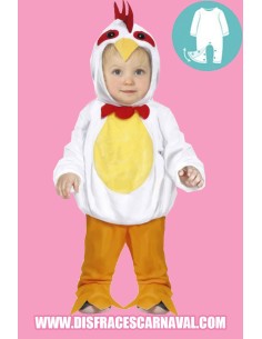 BEBE POLLITO BLANCO GALLO