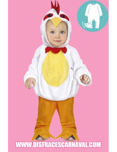 BEBE POLLITO BLANCO GALLO