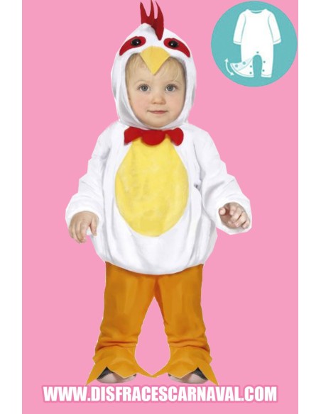 BEBE POLLITO BLANCO GALLO