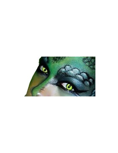 Lentillas Reptil verde