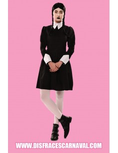 Vestido Miercoles cuellos blancos Ad