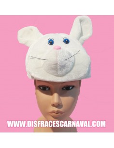GORRO CONEJO BLANCO