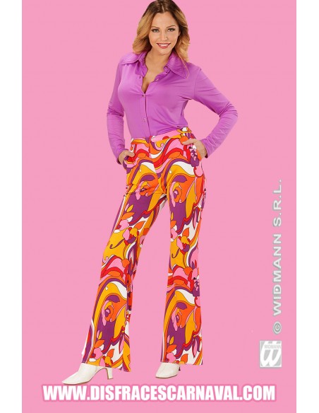 PANTALON MUJER 80´S ESTAMPADO
