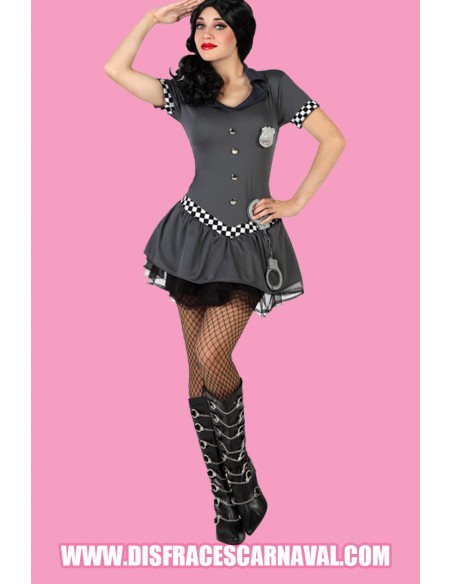 Policia Vestido Gris